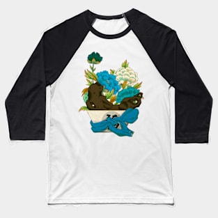 Minhwa: Peony on Rocks D Type (Korean traditional/folk art) Baseball T-Shirt